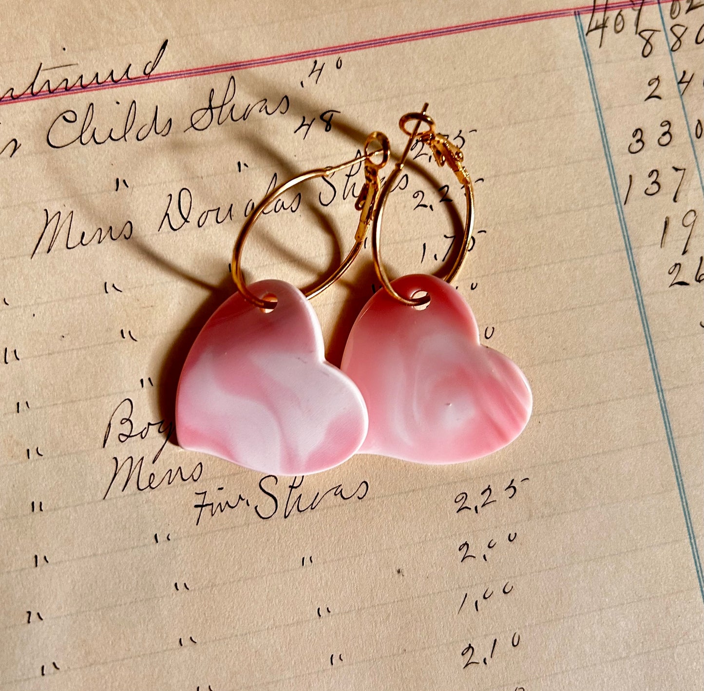 Pink Conch Hearts
