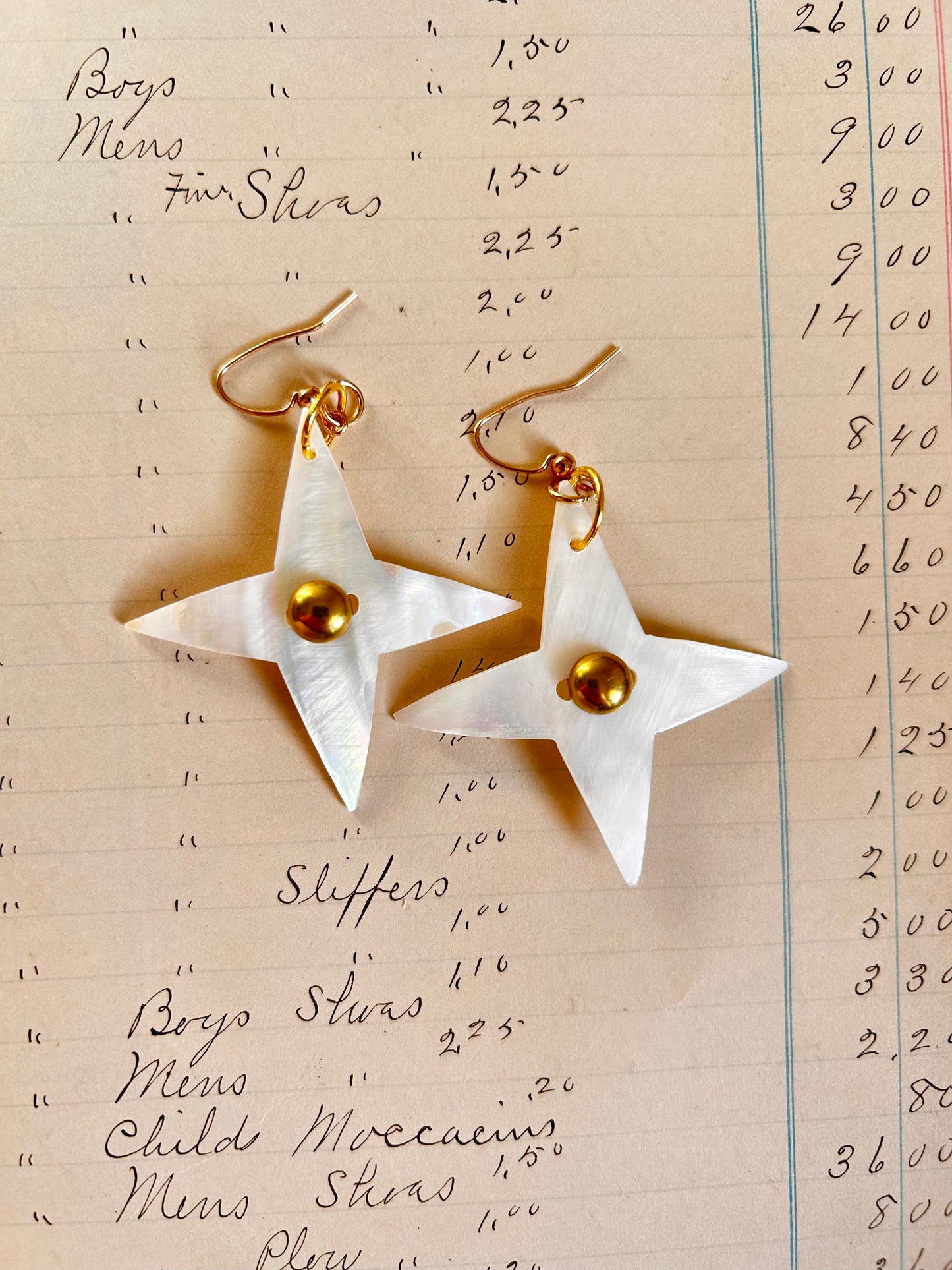 Four Point Mother Of Pearl Shells